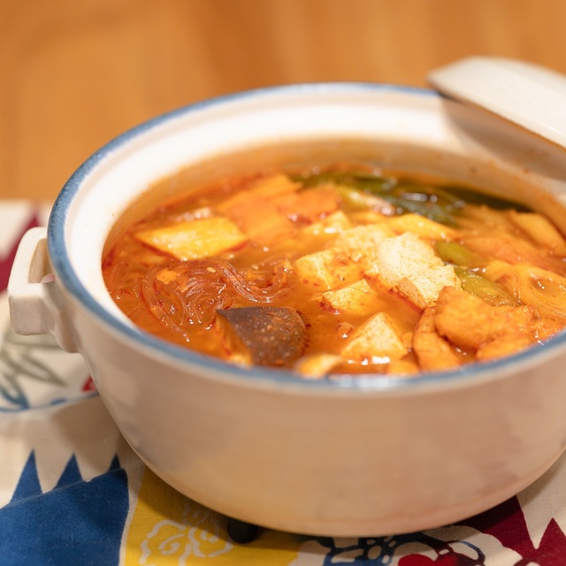 最後まで味わい尽くす!精進チゲ鍋味噌 3変化(スンドゥブチゲ/韓国雑炊/辛味噌ラーメン)