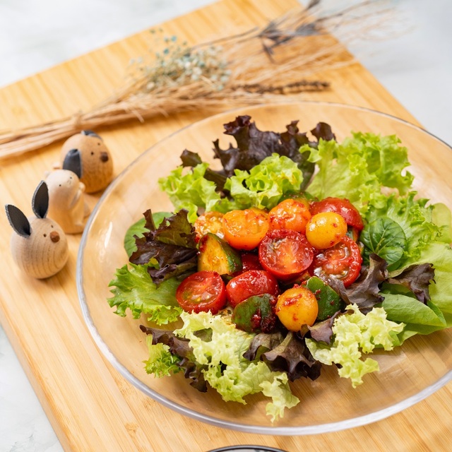 ミニトマトと胡瓜のキムチ